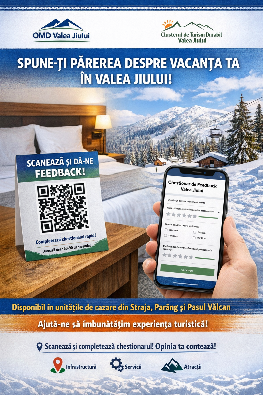 Proiect pilot de feedback pentru turiști